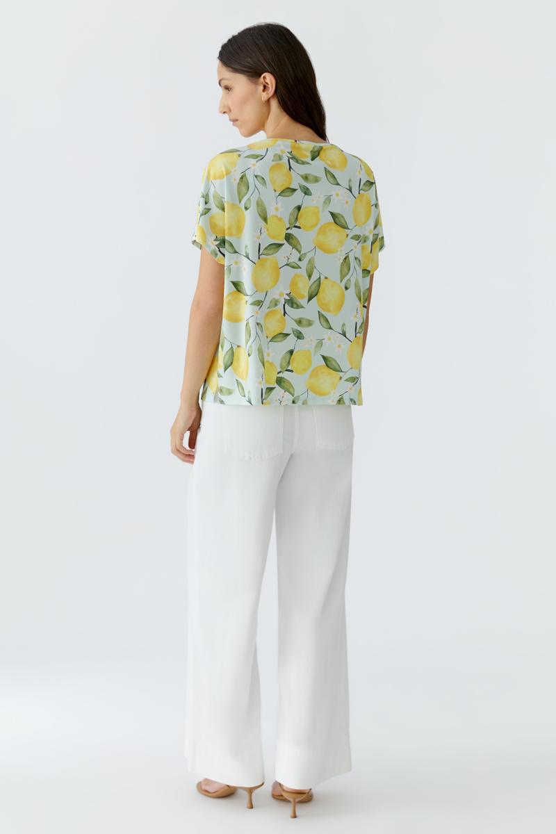 Oui T-Shirt 0097536 Geel  4