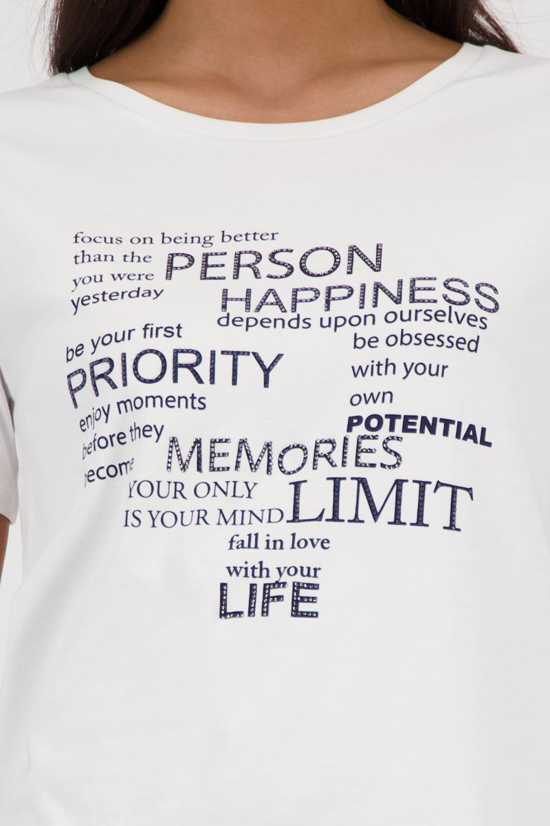 Monari T-Shirt 410466 Wit 5