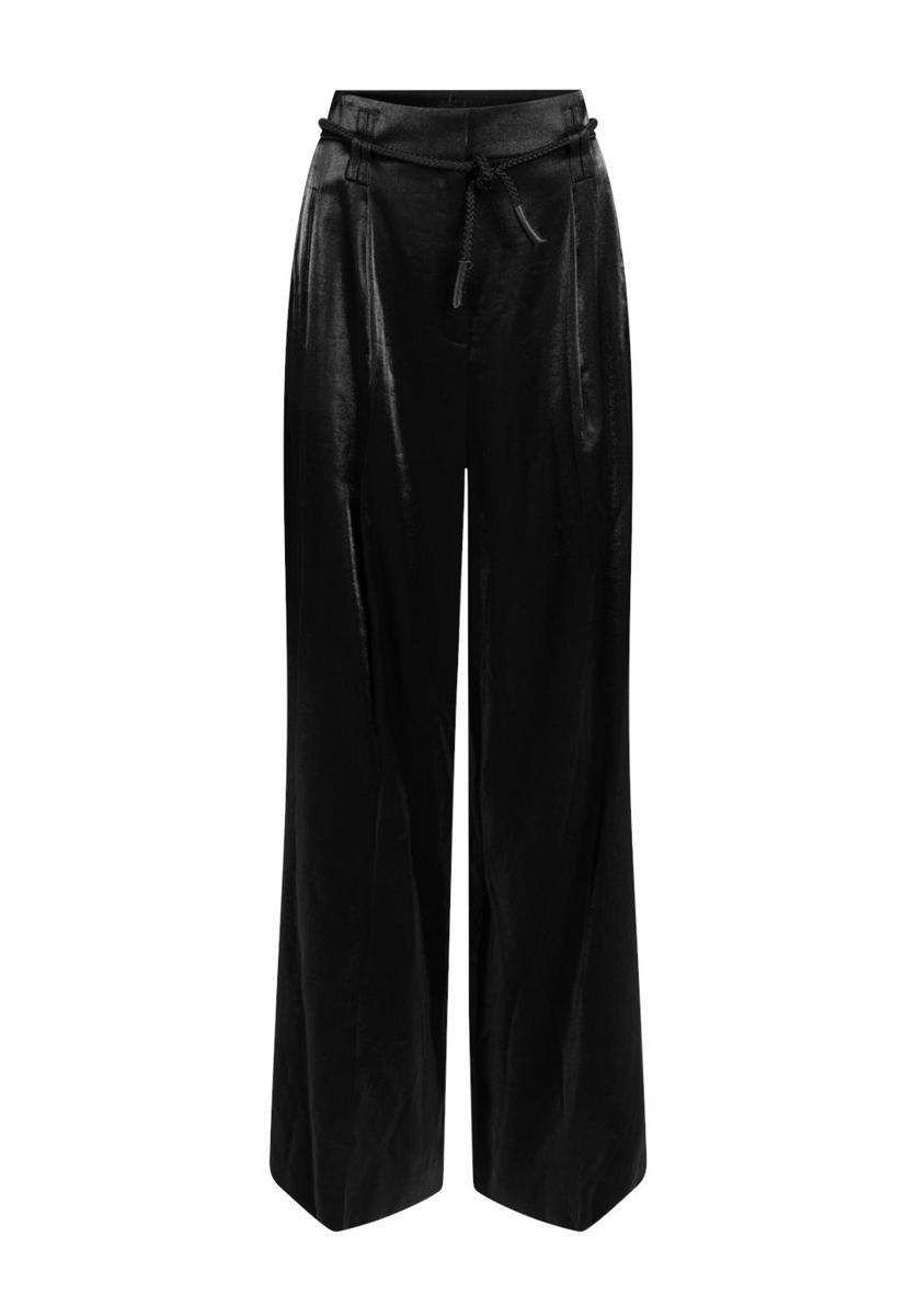 Aaiko Pantalon HAILEY SATIN NY 5 Zwart 1