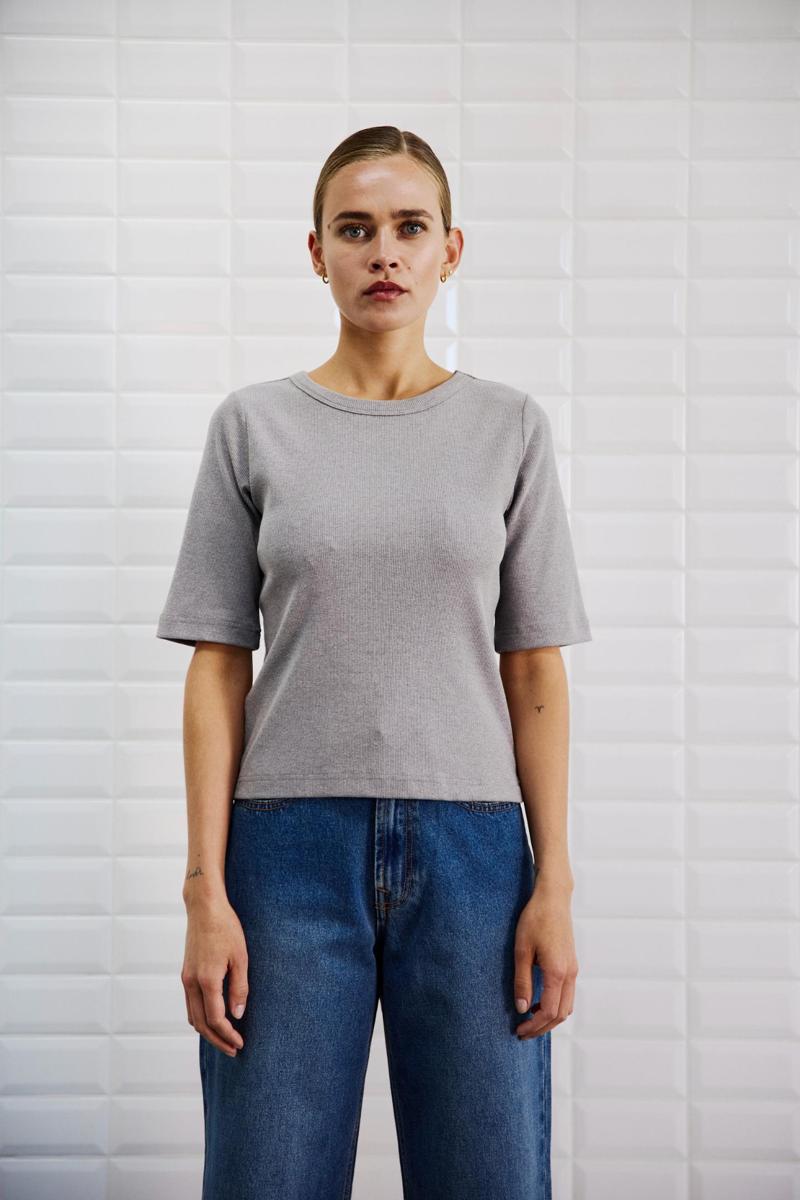 WithBlack T-Shirt 00001273 Grijs 3