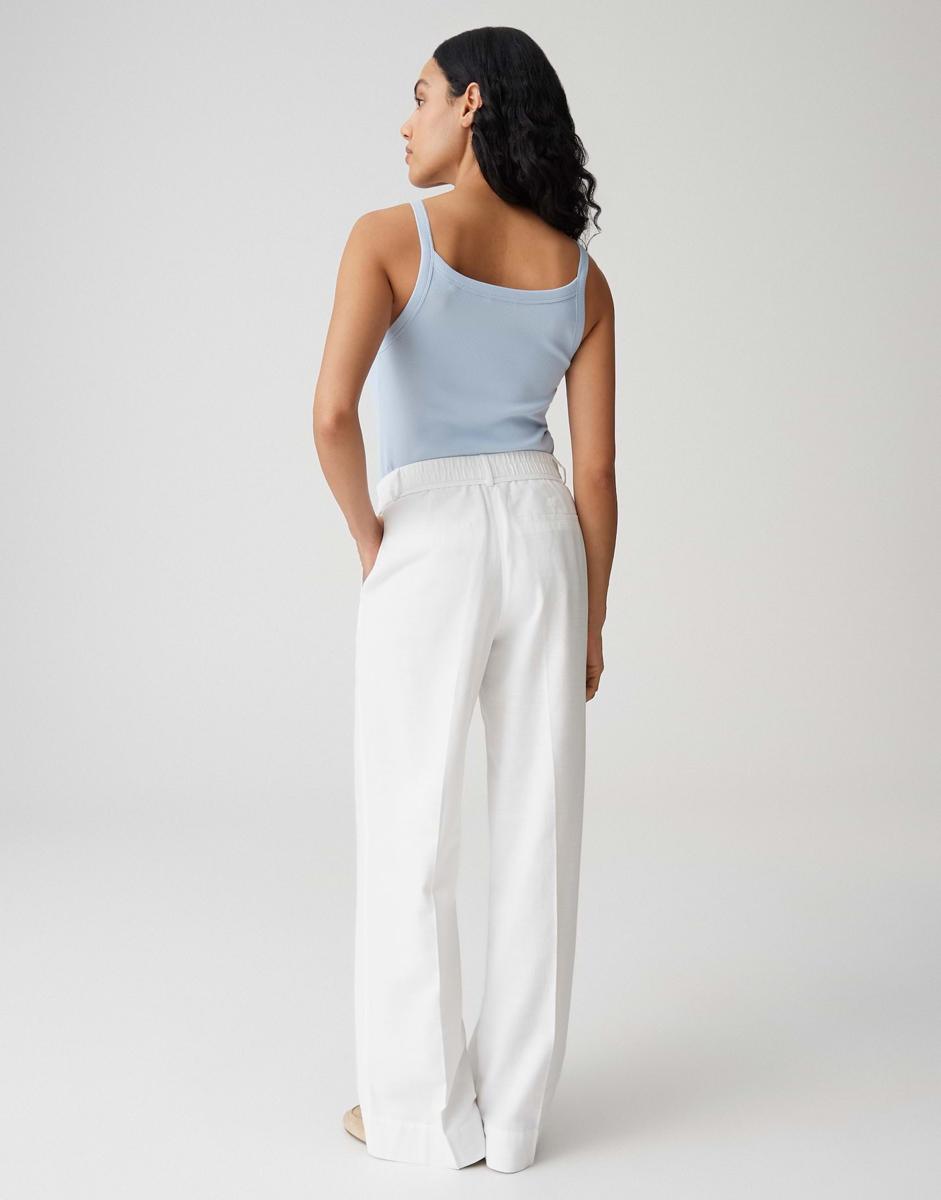 OPUS Pantalon Meerie Off-White 3