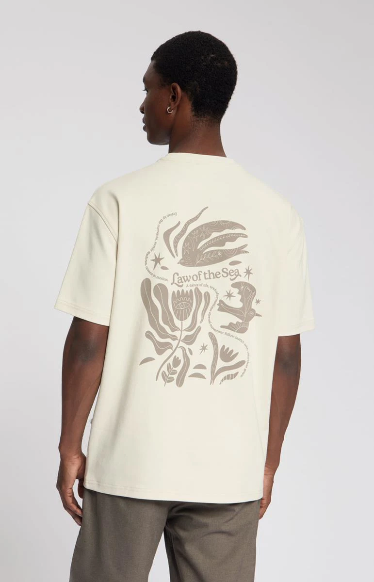 Law of the Sea T-Shirt Murmuration Off-White 2