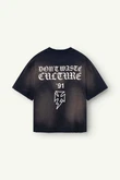 Don't waste culture T-Shirt Thunder Blauw 2