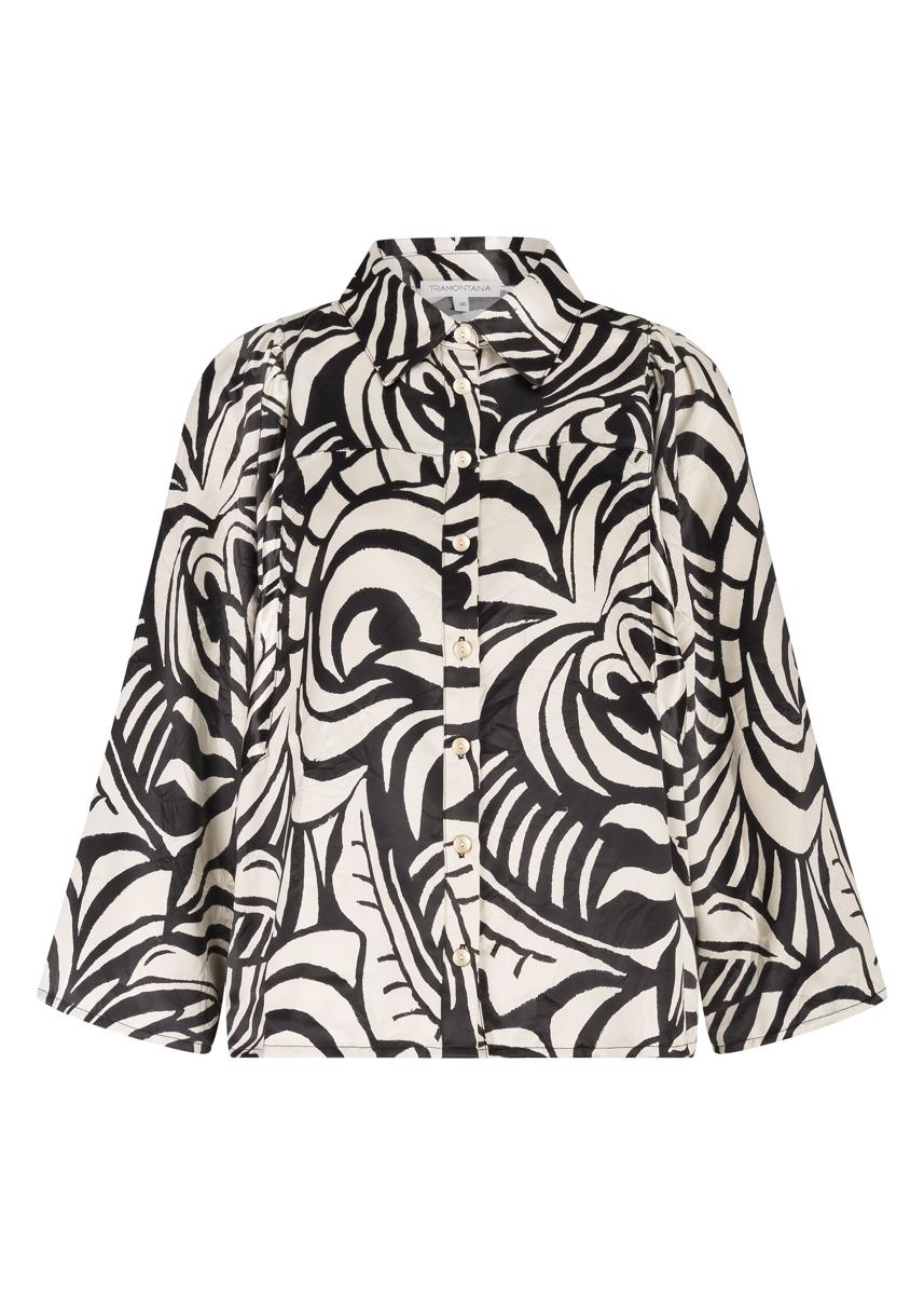 Tramontana Blouse C19-19-301 Zwart 2