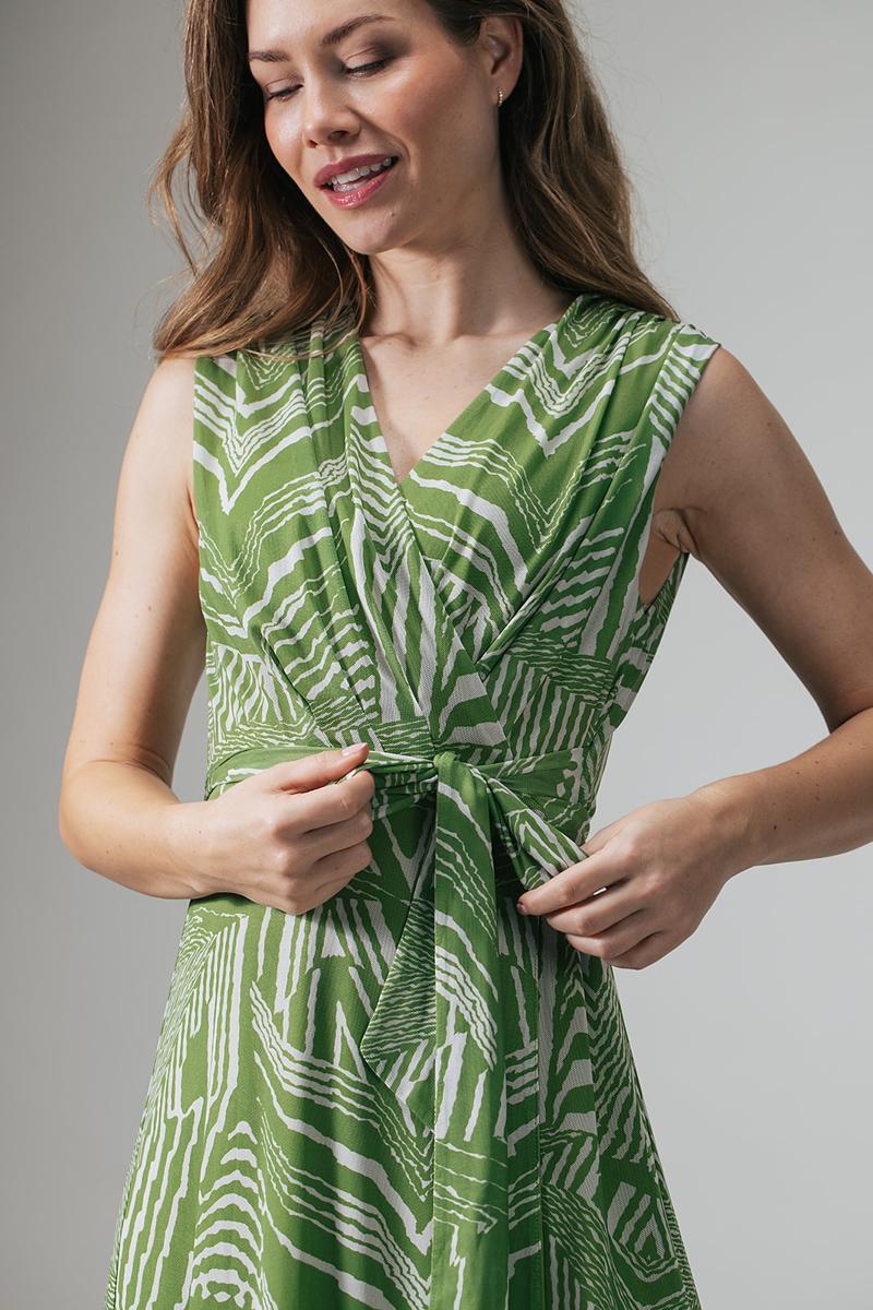 Label DOT Jurk 2613001 Groen 2