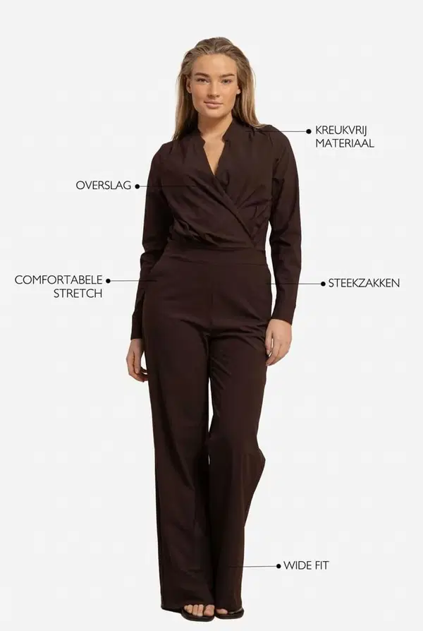 Studio Anneloes Jumpsuit Grazia Bruin 1