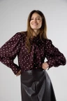 Label DOT Blouse 2621036 Paars 1