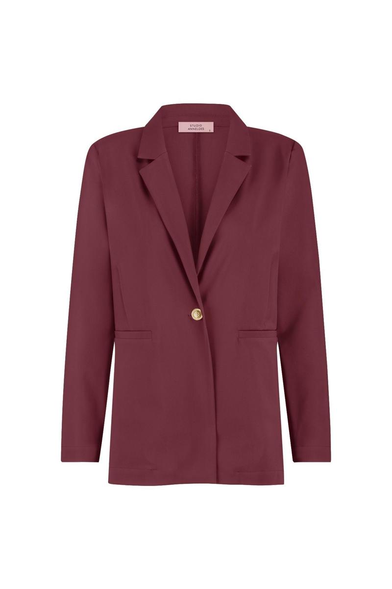 Studio Anneloes Blazer Arwen Bonded Rood 2