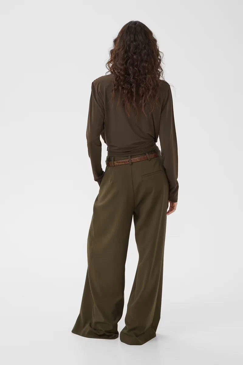 Gestuz Pantalon Stacy Groen 3