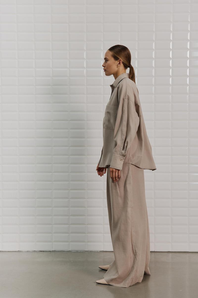 WithBlack Blouse Marleen Beige 3