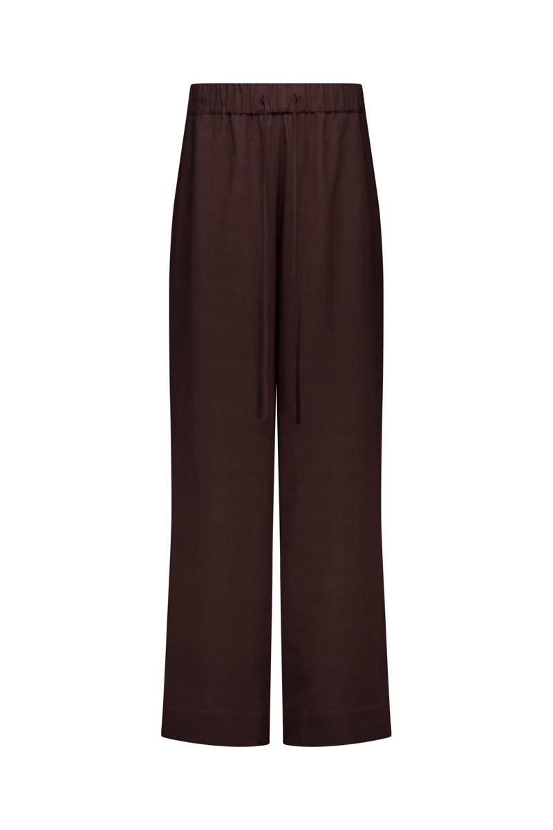 Studio Anneloes Pantalon Grace linen trous Bruin 1