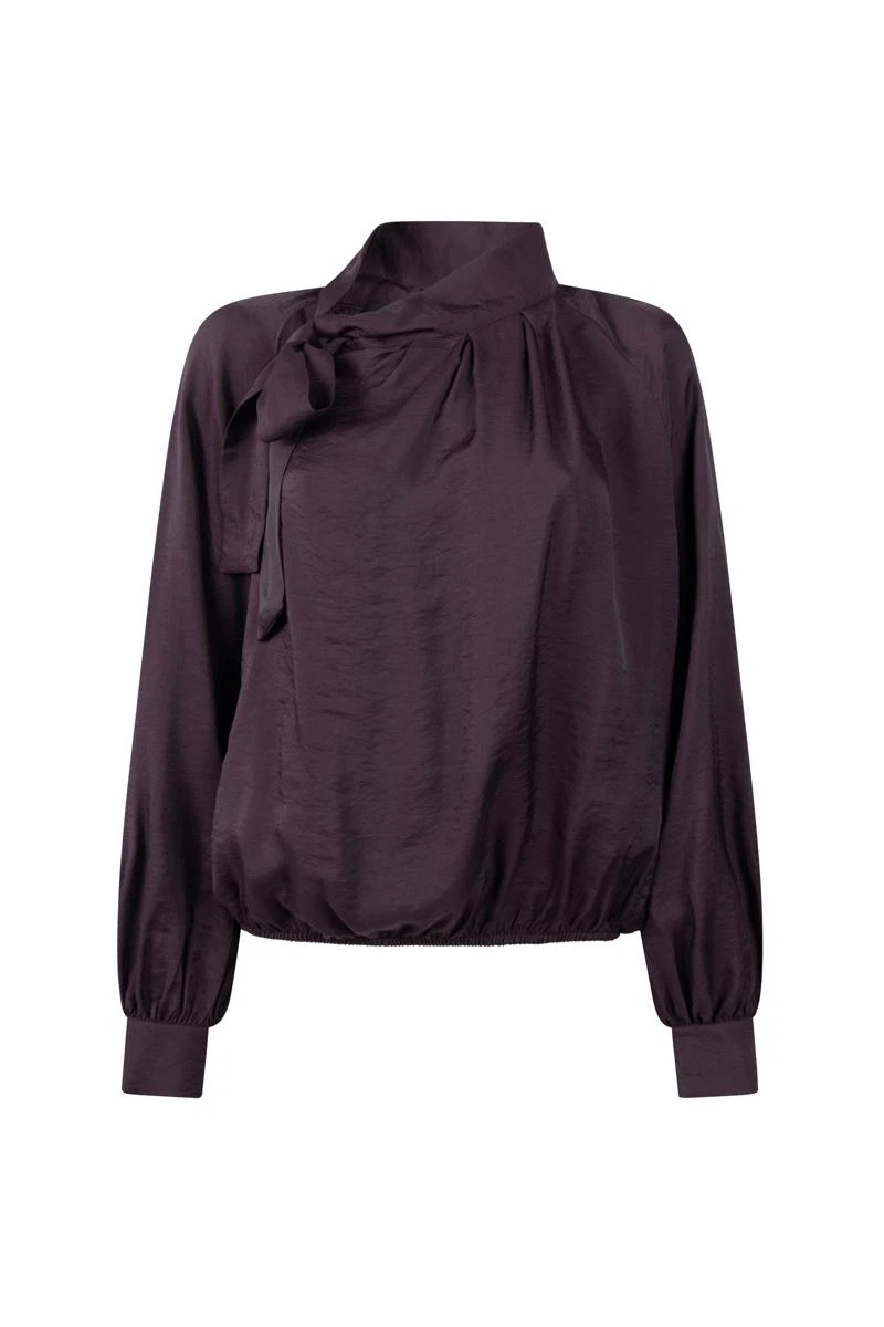 Jansen Amsterdam Blouse IRIS W26.4 Paars 2