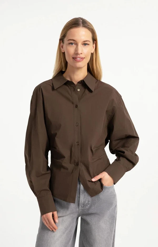 YAYA Blouse 01-201245-609 Bruin 1