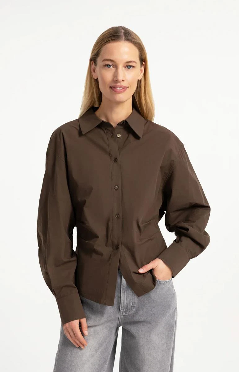 YAYA Blouse 01-201245-609 Bruin 1