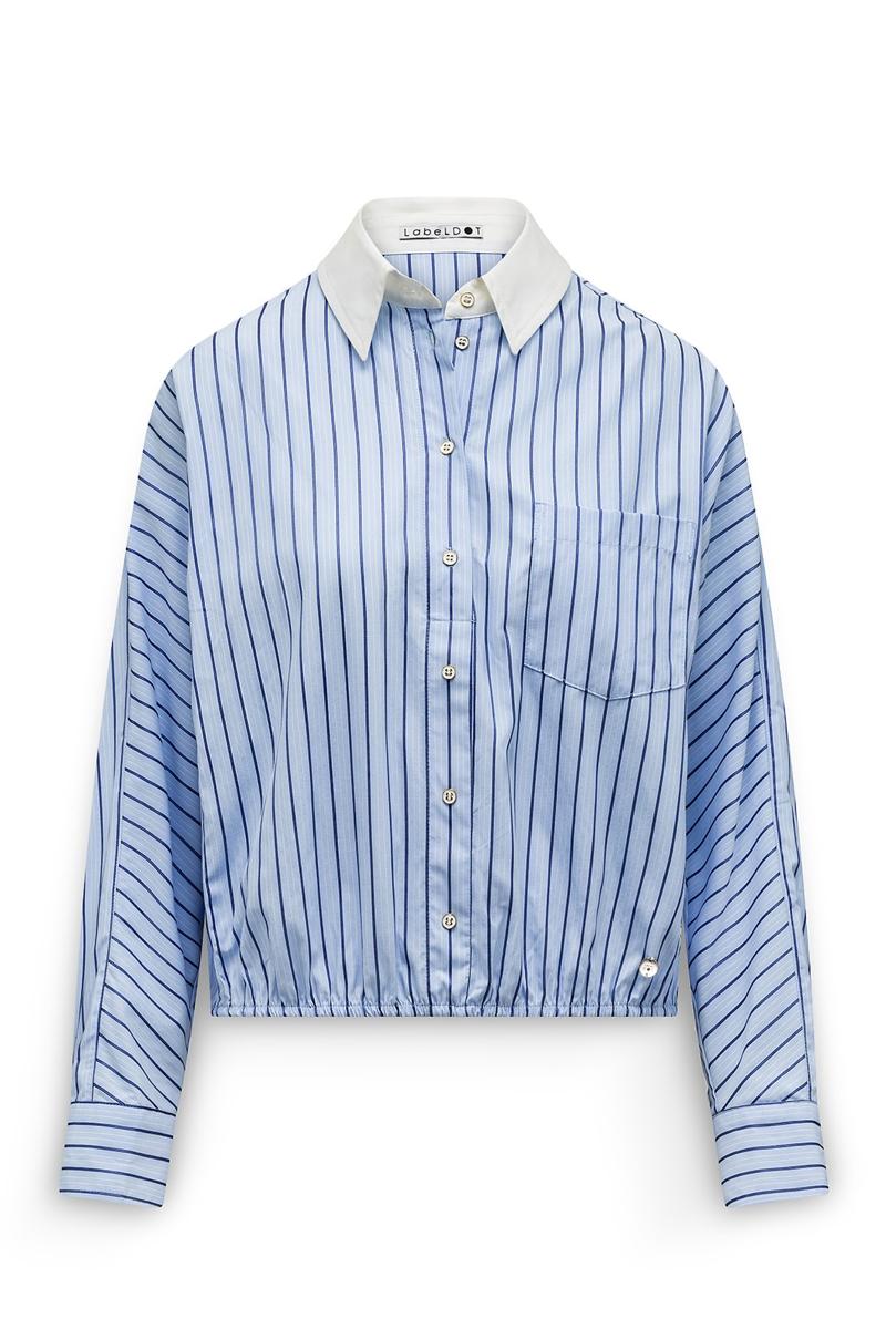 Label DOT Blouse Amilia Blauw 2