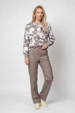 Monari Pantalon 810108 Taupe 3