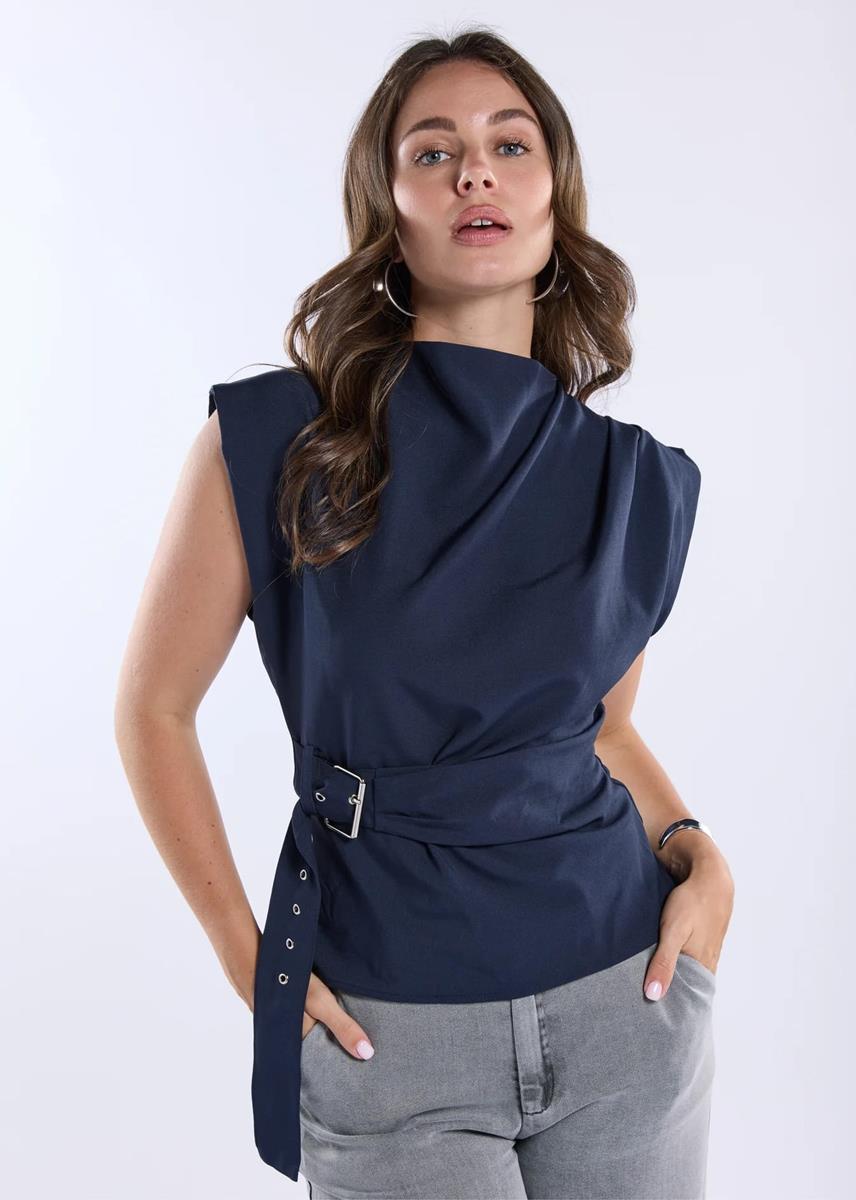 Freebird Top Bonn Blauw 1