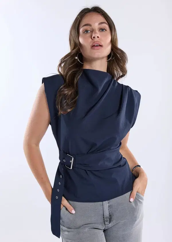 Freebird Top Bonn Blauw 1