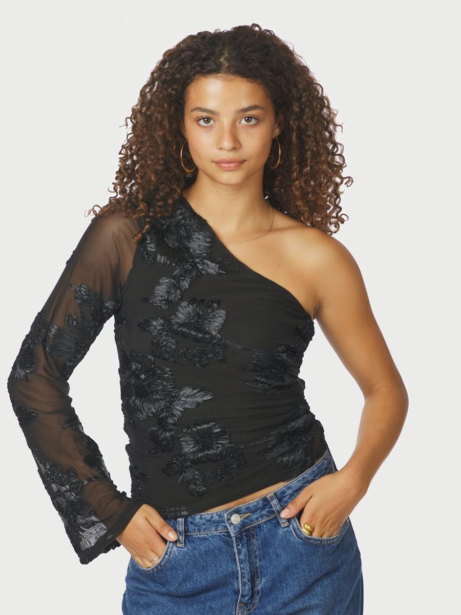 Neo Noir Top Friana Zwart 1