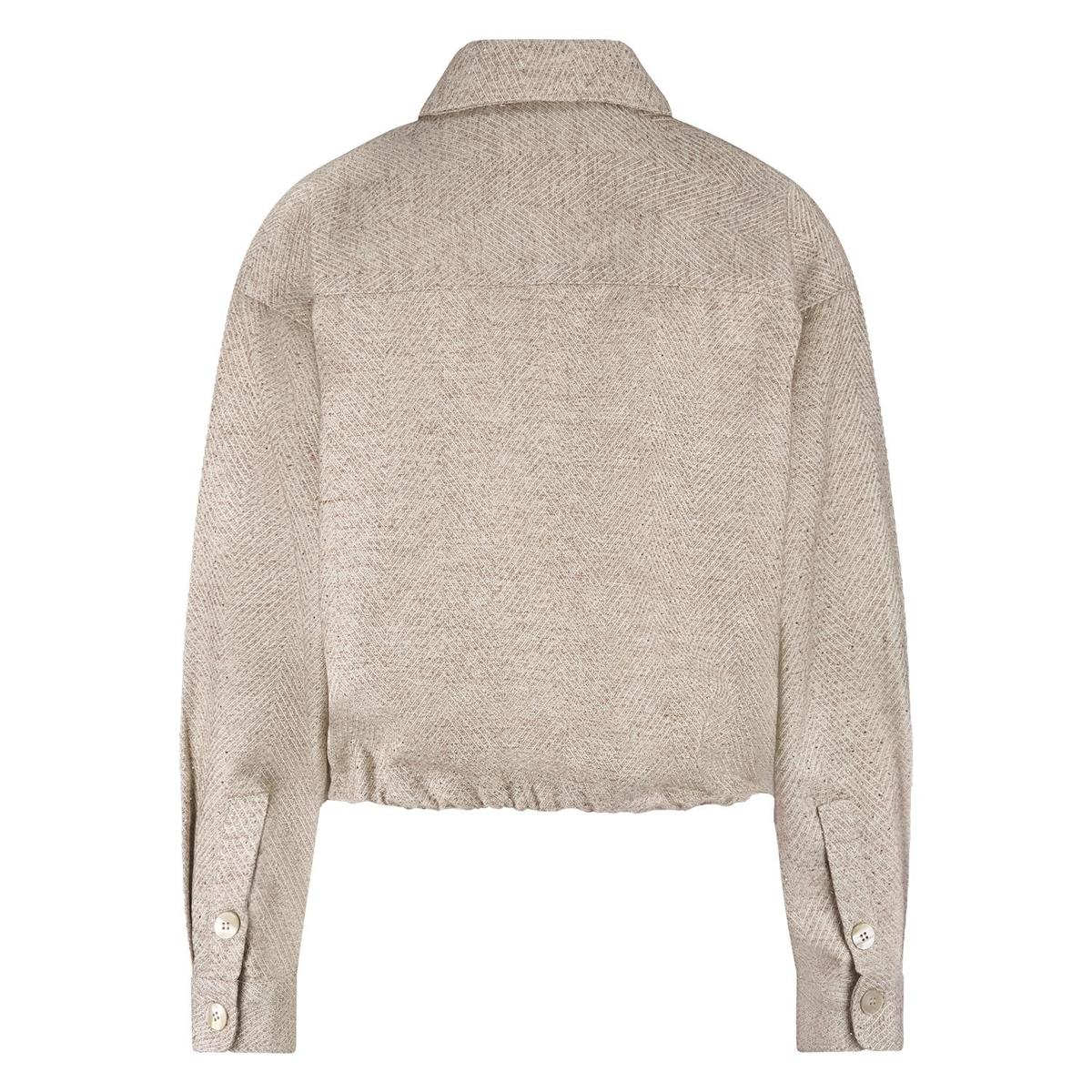 NUKUS Blouse Lara Strass Beige 4