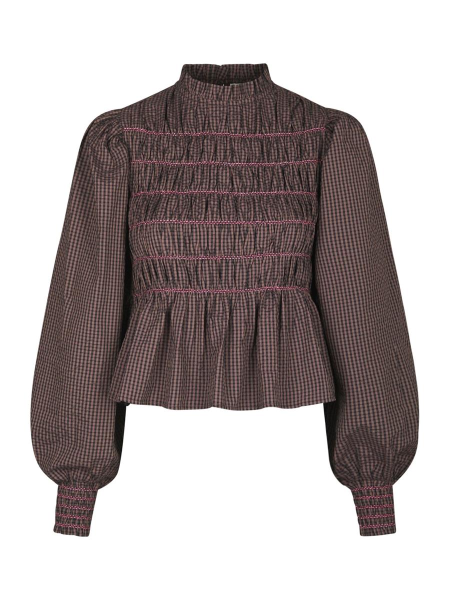 Neo Noir Blouse Oliana Bruin 2