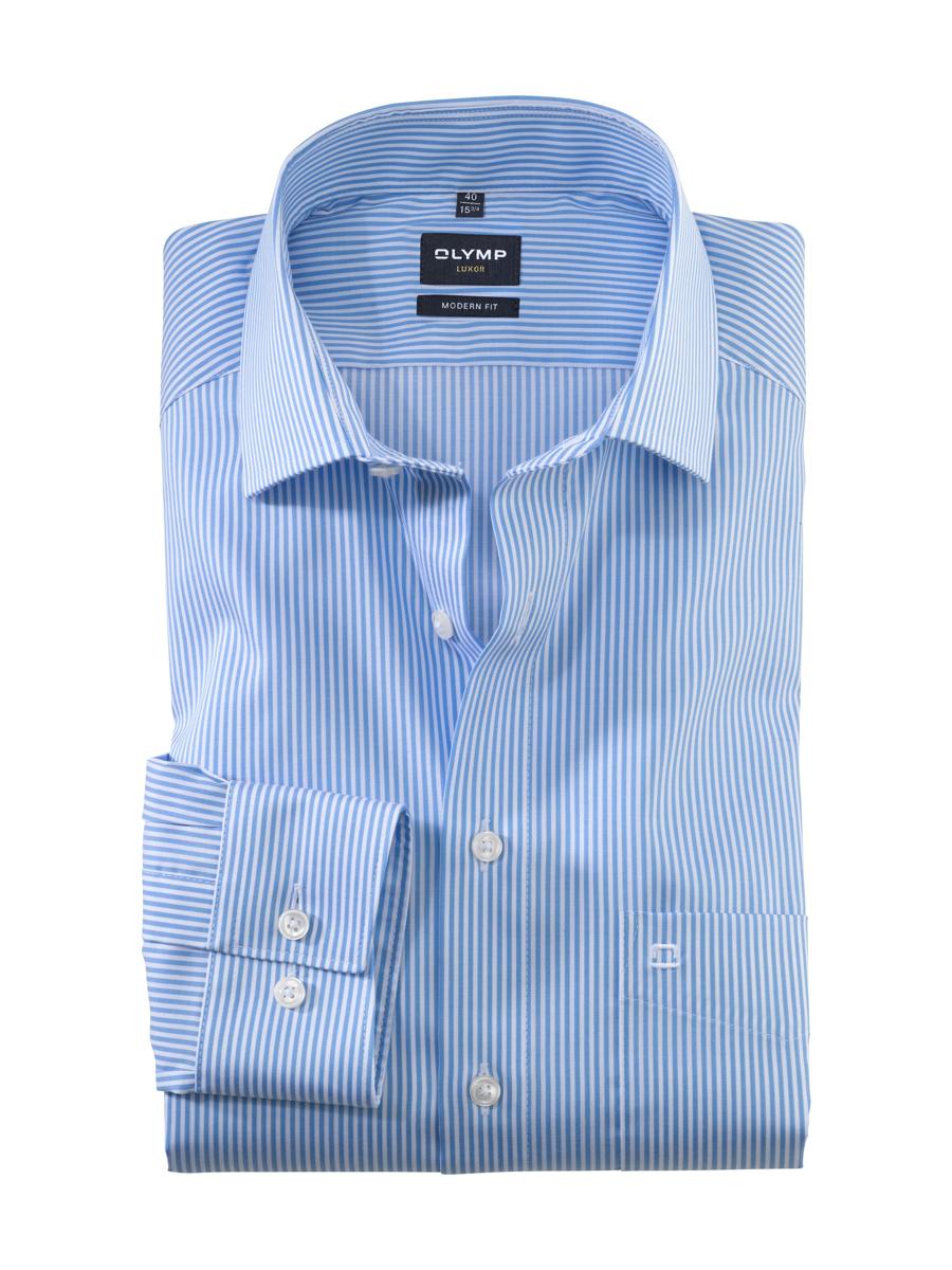 Olymp Overhemd 074664 Blauw 1