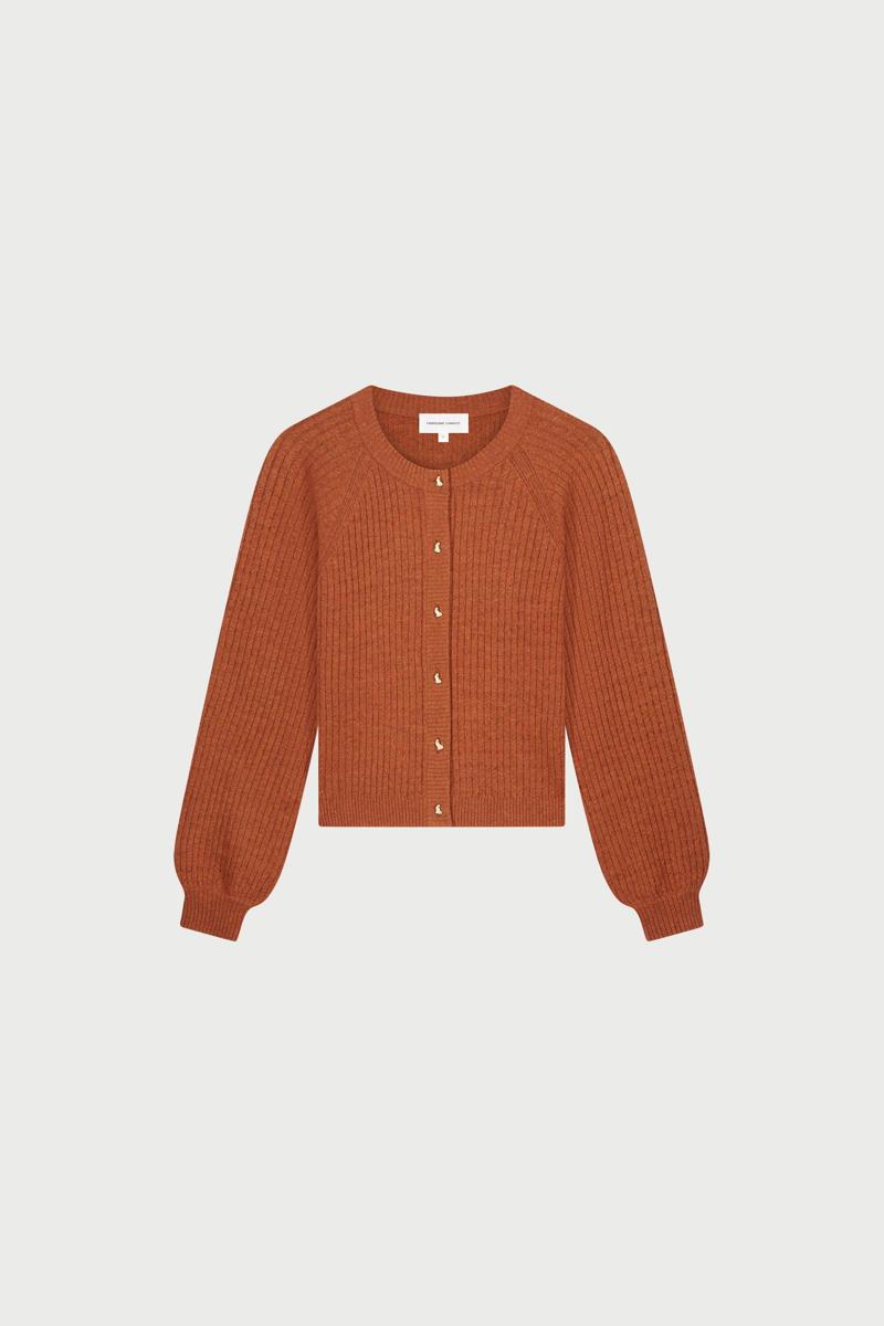 Fabienne Chapot Vest Charlotta Cardiga Bruin 2