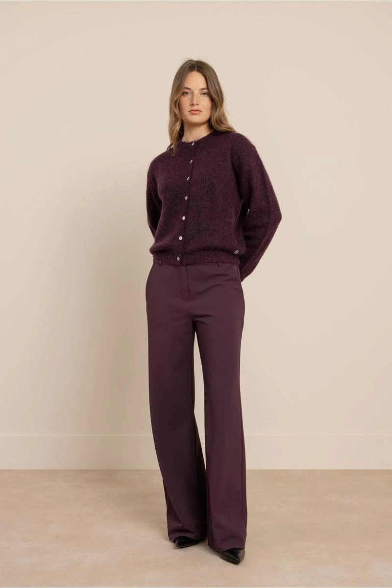 Studio Anneloes Vest Bibi cardigan Paars 3