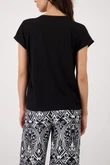 Monari T-shirt 410766 Zwart 3