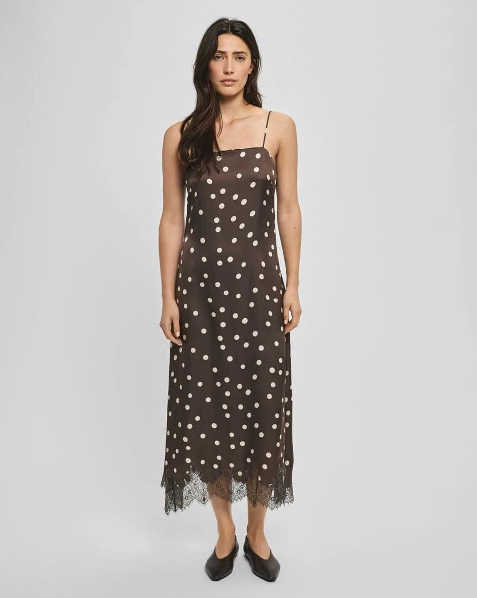 Msch Copenhagen  Jurk Jionna Irida Bruin 1