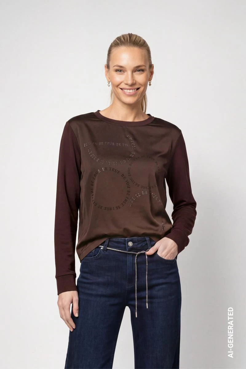 Monari Longsleeve 810559 Bruin 1