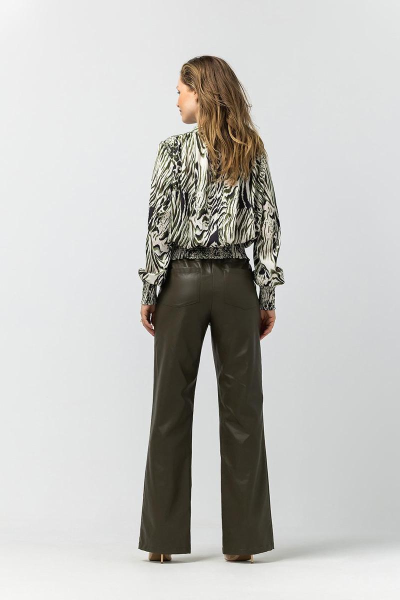 Label DOT Blouse 2521004 Groen 4