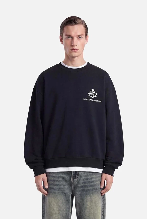 Don't waste culture Sweater Yero Zwart 1