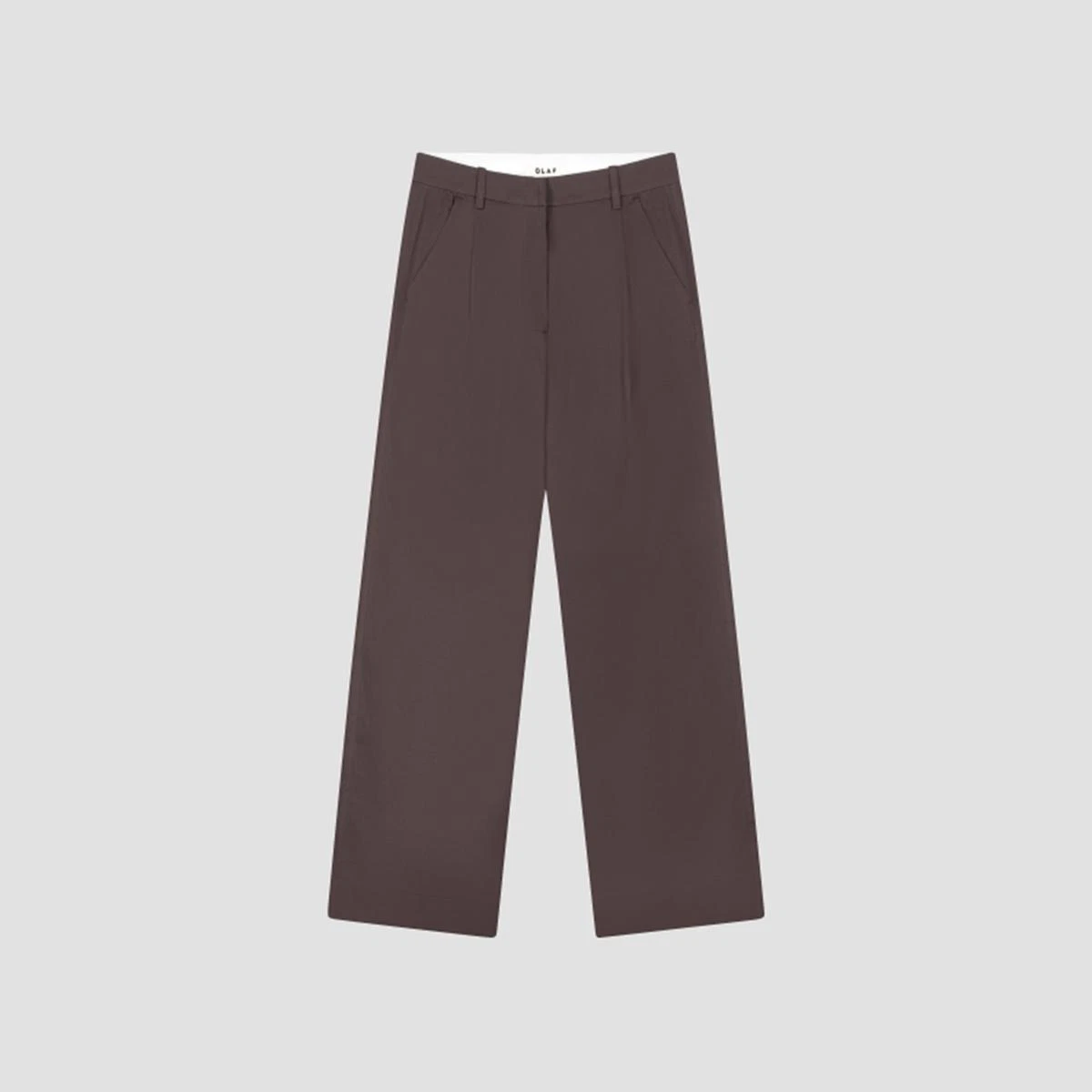 OLAF Pantalon Tailored Bruin 2