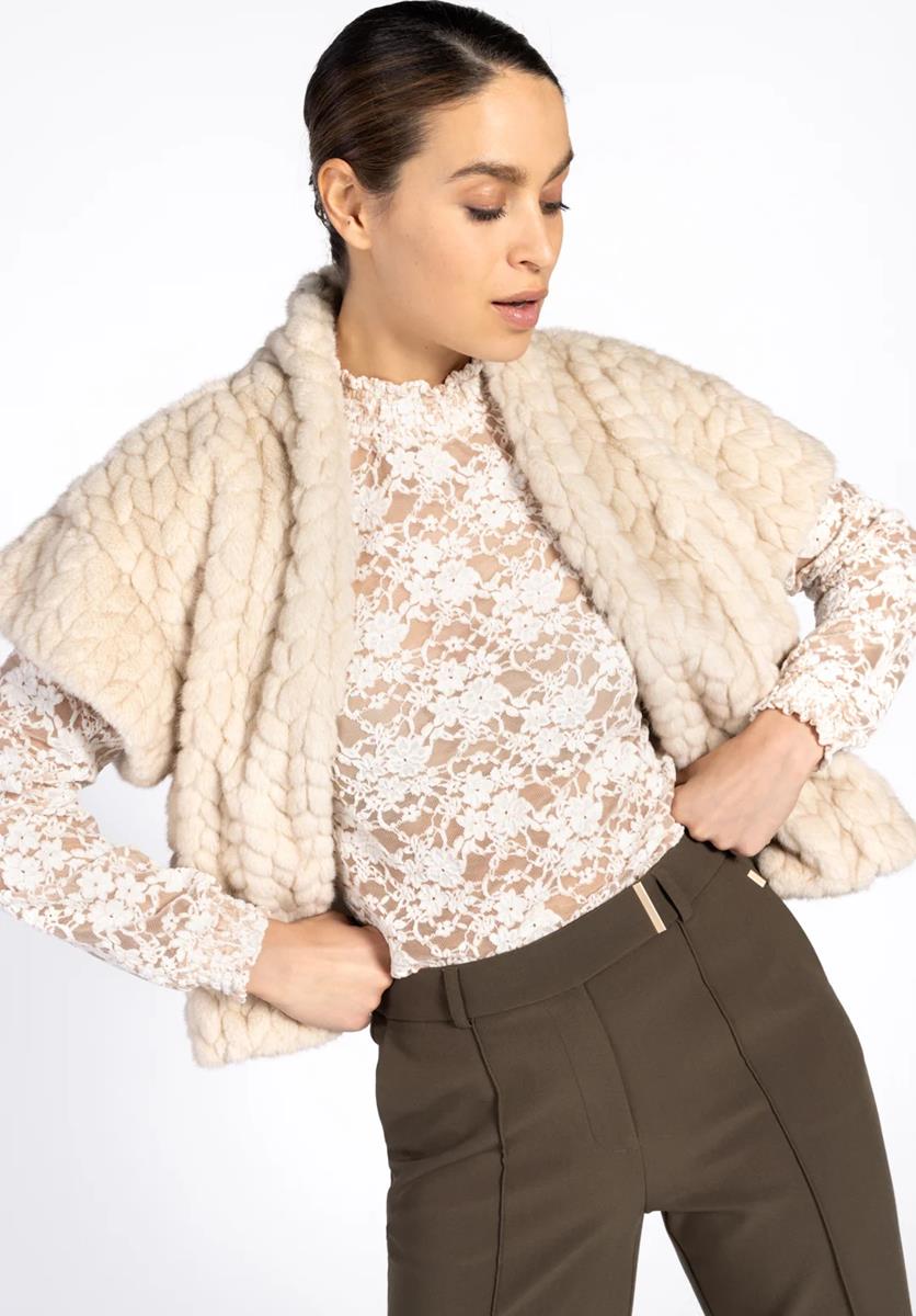 Aaiko Gilet Amala Off-White 1