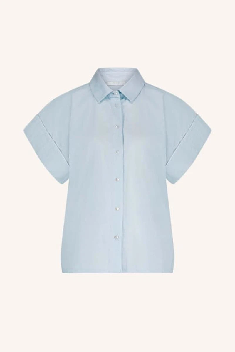 By-Bar Blouse Pixie Chambray Blauw 2