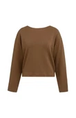 YAYA Sweater 01-109123-607 Bruin 2