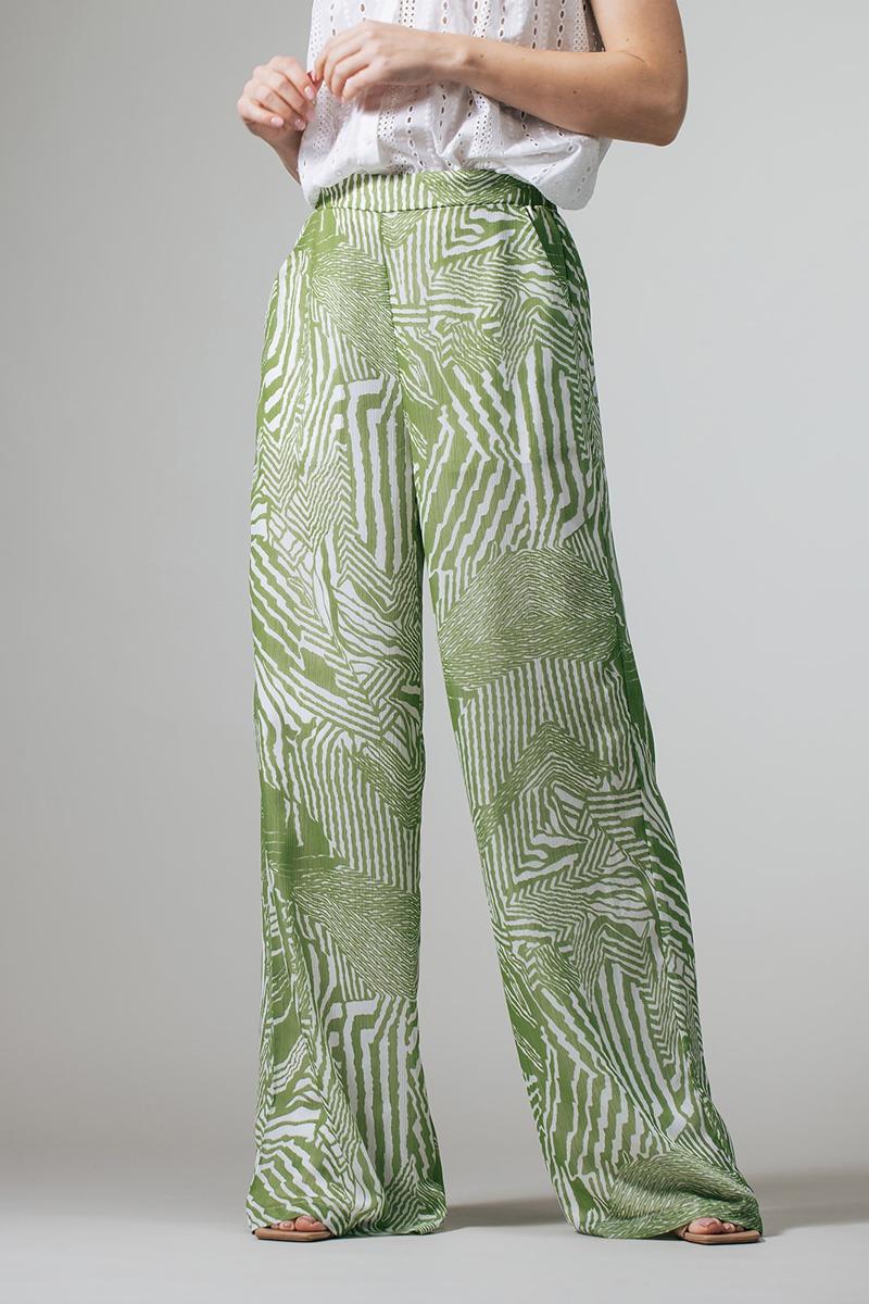 Label DOT Pantalon 2618018 Groen 1