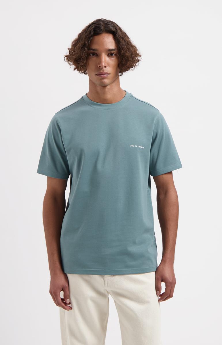Law of the Sea T-Shirt Kastor Blauw 2