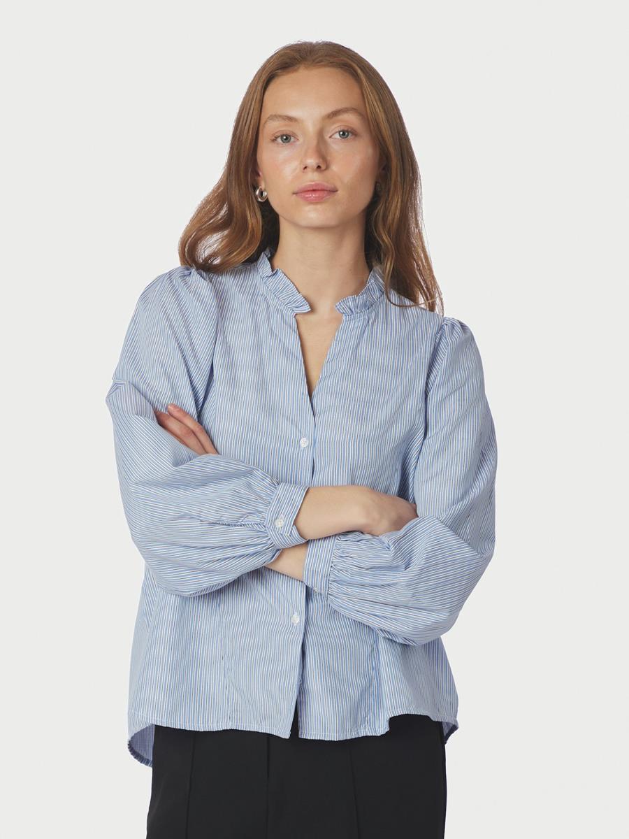 Neo Noir Blouse Barba Lichtblauw 1