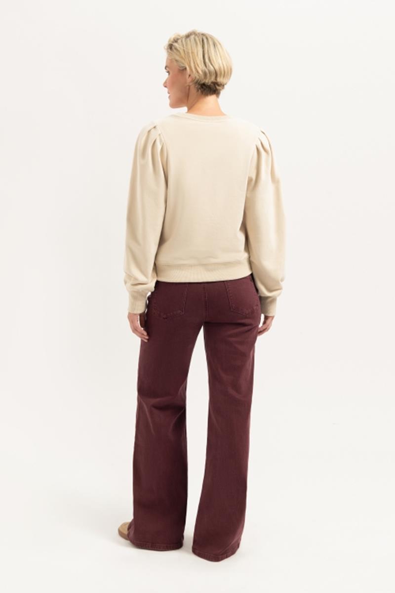 Florèz Jeans Ana Flared Pocket Rood 3