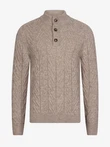 Cavallaro Trui Corato Half Button Off-White 1