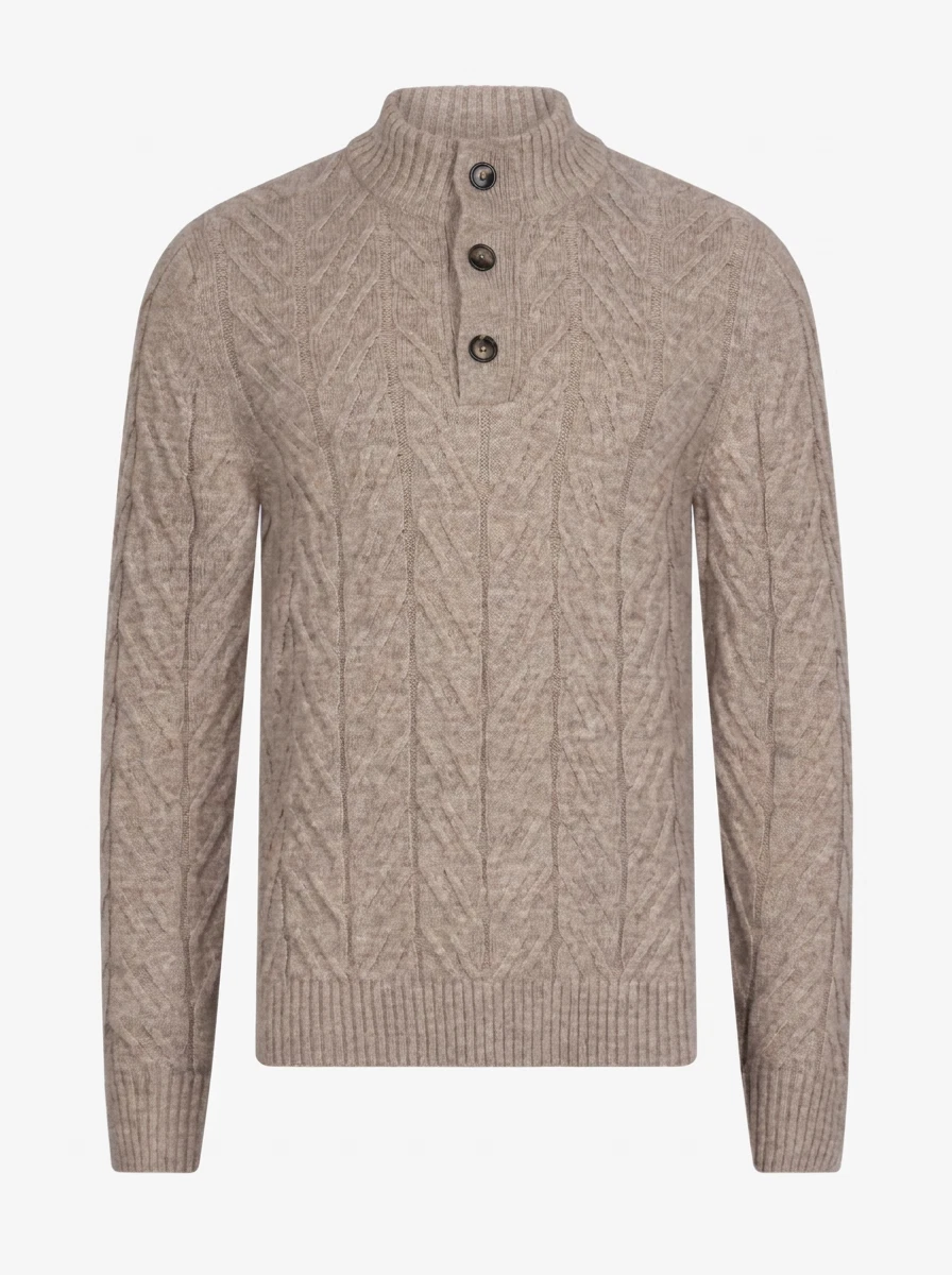 Cavallaro Trui Corato Half Button Off-White 1