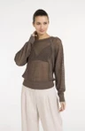 YAYA Trui 01-000592-605 Bruin 1