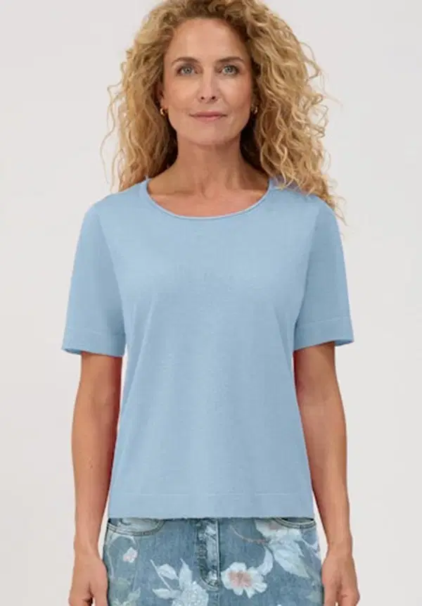 Bianca T-shirt Rabea Blauw 1