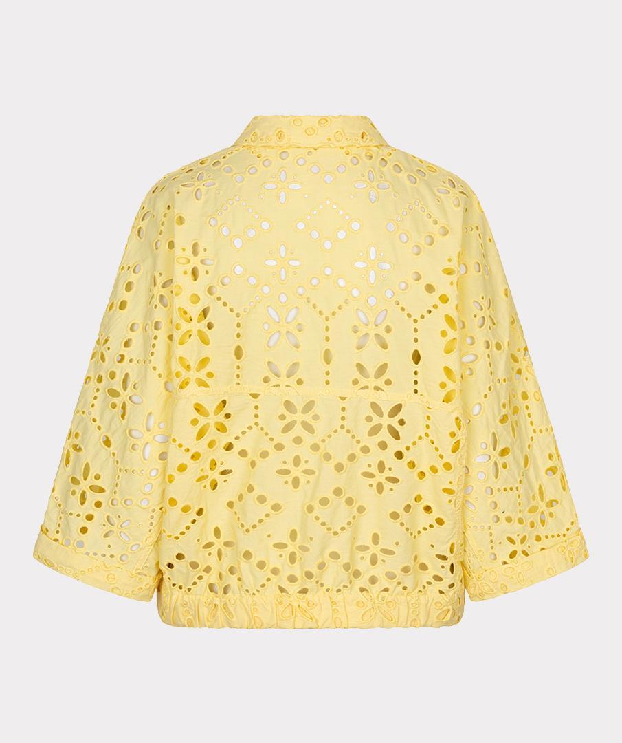 EsQualo Blouse HS26.28236 Geel  3