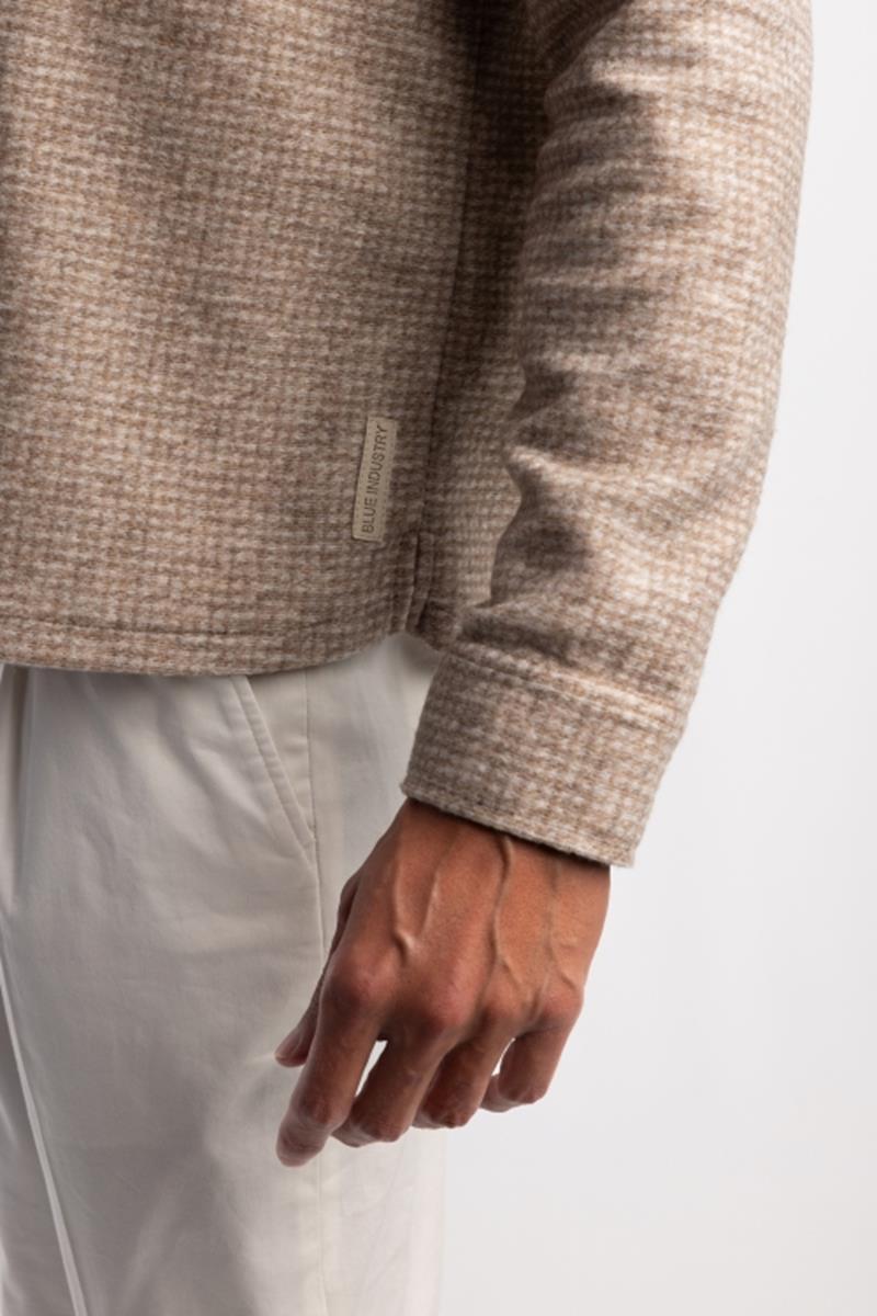 Blue Industry Overshirt CapoW25-M13 Beige 5