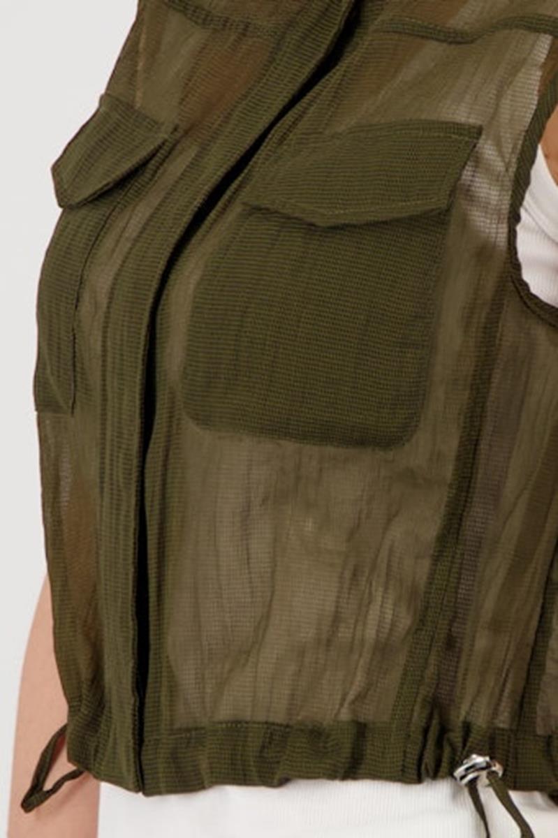 Monari Bodywarmer 410536 Groen 4