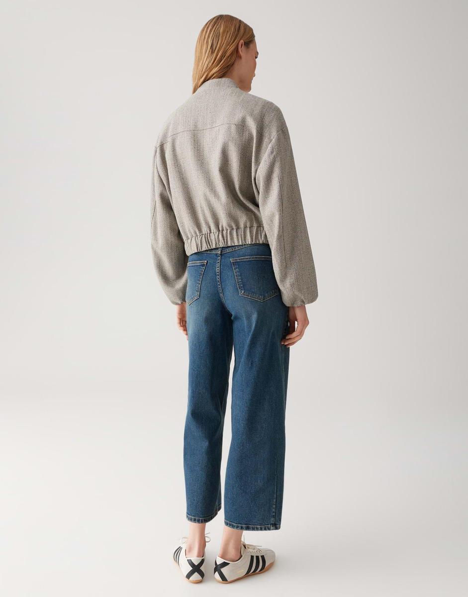 OPUS Blazer Jalea Herringbone Grijs 3