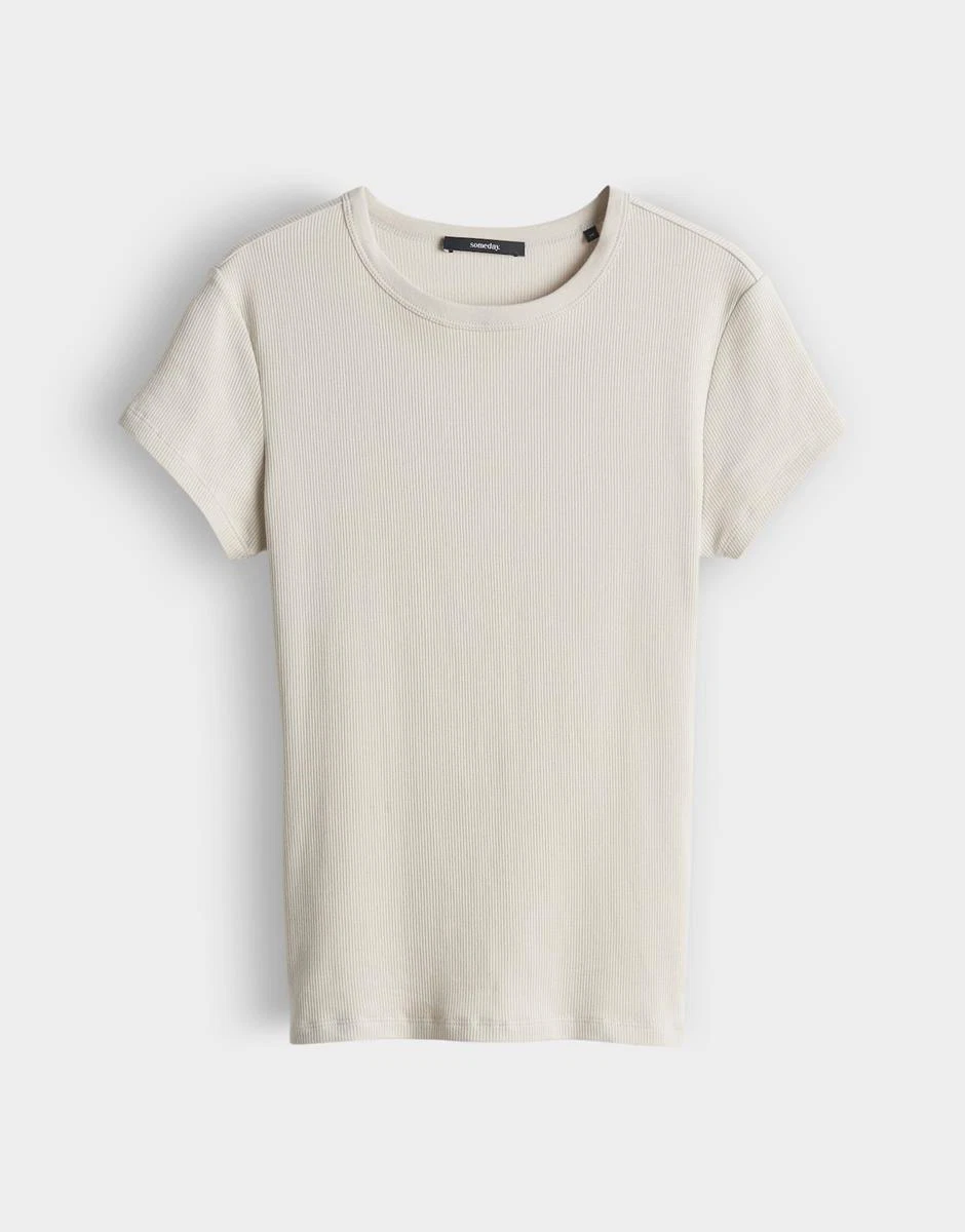 SOMEDAY T-Shirt Kleoh Taupe 2